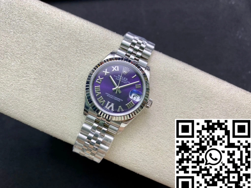 Purple Dial Factory EW M178274-0088 31MM Rolex Datejust 0508